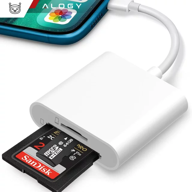 Alogy SD Micro Card Reader for iPhone USB-C Adapter