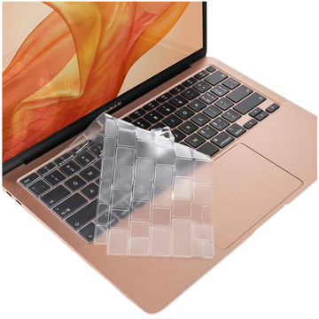 Alogy ochranné pouzdro silikonový kryt klávesnice pro Apple Macbook Air 13 M1 2019-2020 průhledný