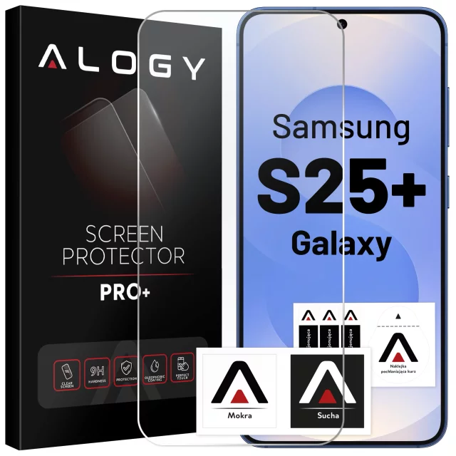 Tempered glass for Samsung Galaxy S25 Plus screen protector 9H Alogy Heavy Pro ™️