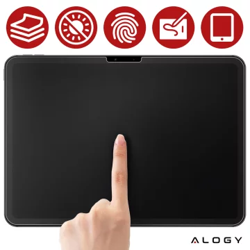 Matowe Szkło hartowane do Apple iPad Pro 13" 2024 Alogy Matte Paper-Like Screen Protector z zestawem montażowym