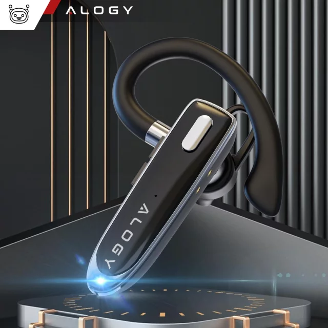 Bezdrátový headset pro hovory Bluetooth 4.0 do auta headset s displejem V8 Black