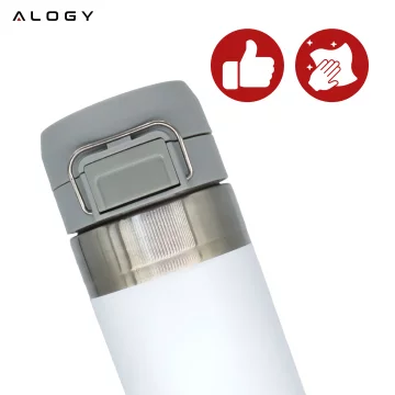 Stolní ventilátor stojící ventilátor malé oběhové čerpadlo s klipem bezdrátové ruční 500mAh USB-C Alogy White