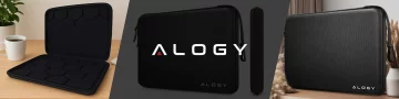 Laptop Sleeve, MacBook Air Pro 13.3" Alogy Hard Foam Bag Protective Case for 13-14" Laptops Black