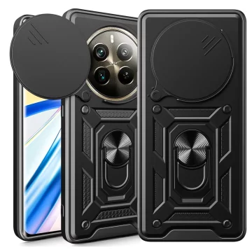 Case for Realme 12 Pro 5G / Realme 12 Pro Plus 5G armored Slide Case Ring camera protection housing Camshield Alogy black
