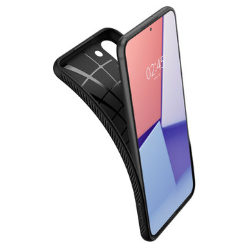Etui obudowa Spigen Liquid Air do Samsung Galaxy S22 Matte Black + Szkło