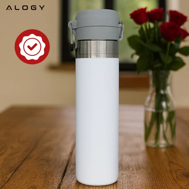 Stolní ventilátor stojící ventilátor malé oběhové čerpadlo s klipem bezdrátové ruční 500mAh USB-C Alogy White