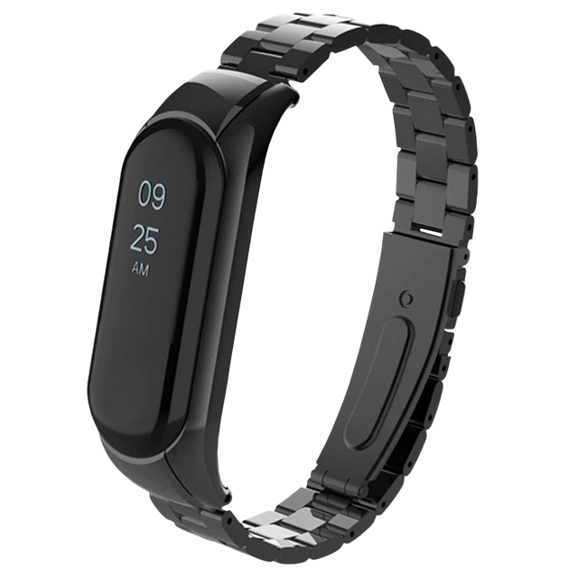 Alogy Stainless Steel Bracelet for Xiaomi Mi Band 5 Black