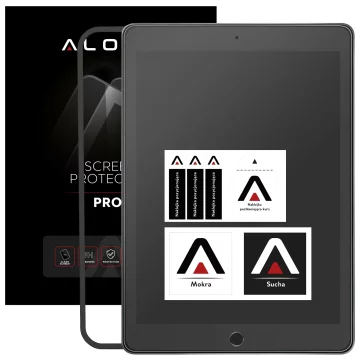 Matte Tempered Glass for Apple iPad 10.2 Gen. 7/8/9 Alogy Matte Paper-Like Screen Protector with Mounting Frame