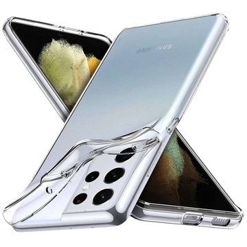 Alogy Silikonhülle Hülle für Samsung Galaxy S21 Ultra transparent