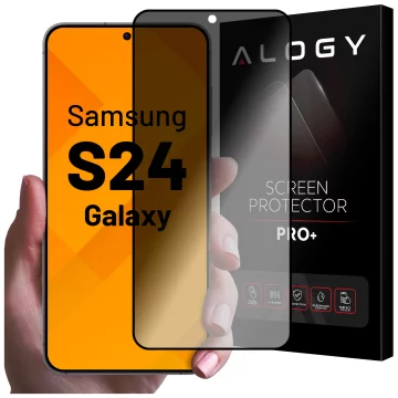 Alogy Privacy Glass tempered glass for Samsung Galaxy S24 matte screen protector