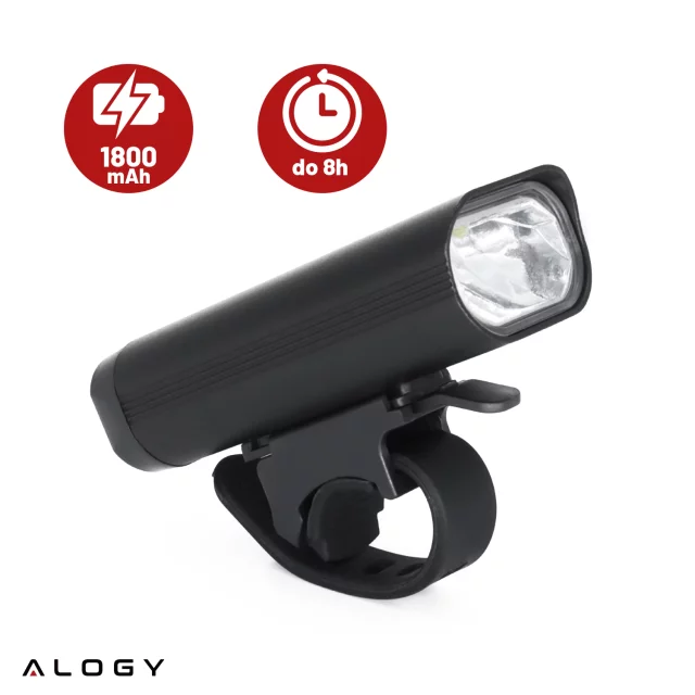 Bicycle Light Front LED Front Light Bicycle Lighting Waterproof IPX5 Alogy P12 Bike Light Black