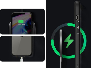 Spigen Ultra Hybrid case for Apple iPhone 13 Pro Matte Black Glass