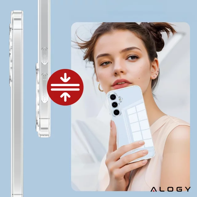 Alogy HybridShield™️ Case for Samsung Galaxy S24 FE Protective Phone Cover Transparent