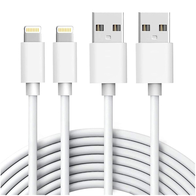 Kabel x2 sada 100cm Alogy USB to Lightning kabel Bílý