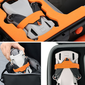 Ochranný kryt Grip Guard Ochrana vrtule Náramky pro drony Alogy Wings pro DJI Mini 3 Pro Black &amp; Orange