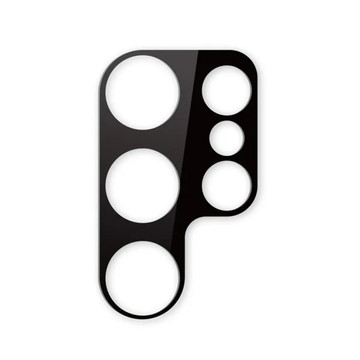 Protective glass cover overlay camera / lens for Samsung Galaxy S23 Ultra black