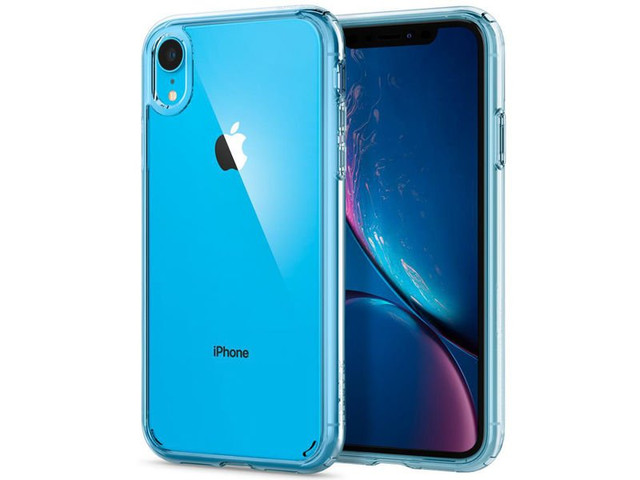 Etui Spigen Ultra Hybrid Apple iPhone Xr Crystal Clear +Szkło Alogy