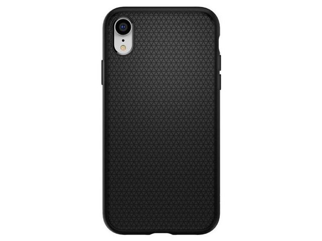 Pouzdro Spigen Liquid Air pro sklo Apple iPhone Xr Matte Black Alogy