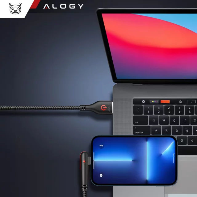 HUB splitter Alogy Adaptér pro počítačový notebook s USB-C na 3x USB-A 2.0 1x USB-A 3.0 šedý