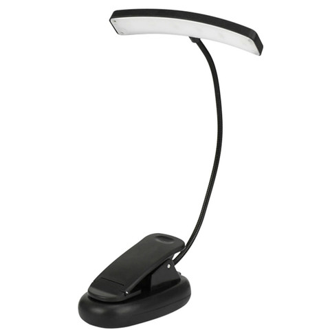 Alogy LED Desk Lamp with Rechargeable Reading Clip Black