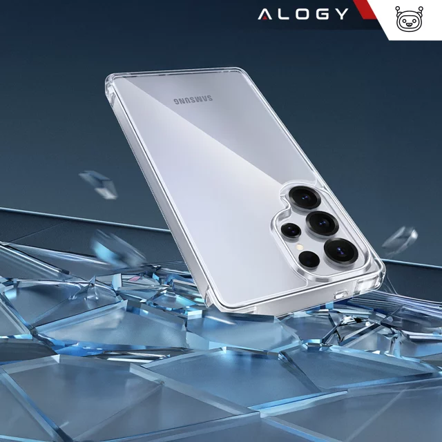 Etui do Samsung Galaxy S25 Ultra obudowa ochronna na telefon Alogy HybridShield™️ Case Przezroczyste
