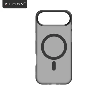 Pouzdro pro Apple iPhone 16 Pro Max Alogy MagSafe Hybrid Matte Case Matte Cover with Lens Protection Black