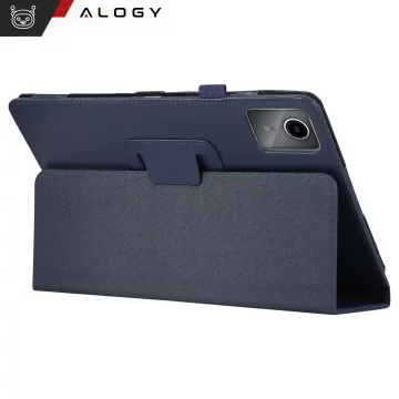 Pouzdro pro Lenovo Tab M11 10,95" TB330FU/TB330XU/TB331FC Stojan Kryt Tablet Flip Cover Pouzdro Alogy Navy Blue