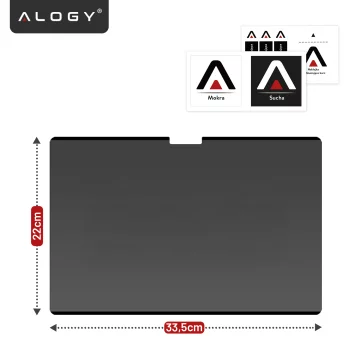 Ochranné pouzdro na notebook, MacBook Air Pro 13,3" Alogy Hard Foam Bag pro 13-14" notebooky černé