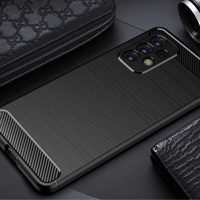 Etui Alogy Rugged Armor obudowa TPU do Samsung Galaxy A73 / A73 5G Carbon Black