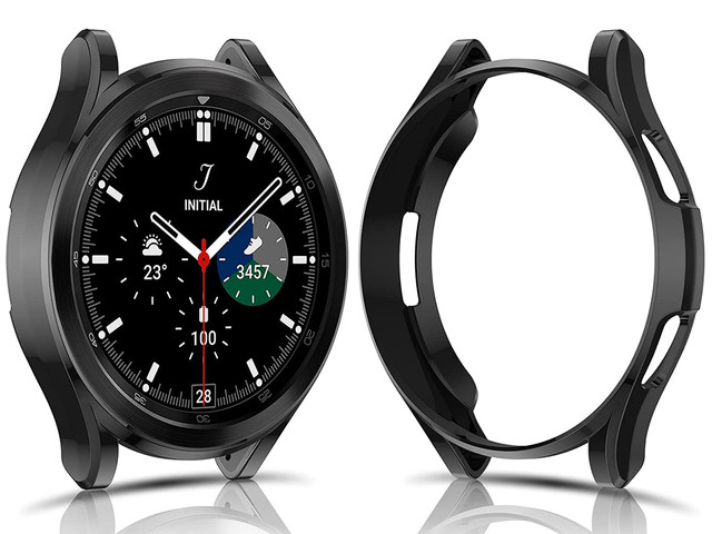 Alogy Silikonhülle für Samsung Galaxy Watch 4 Classic 42mm Schwarz