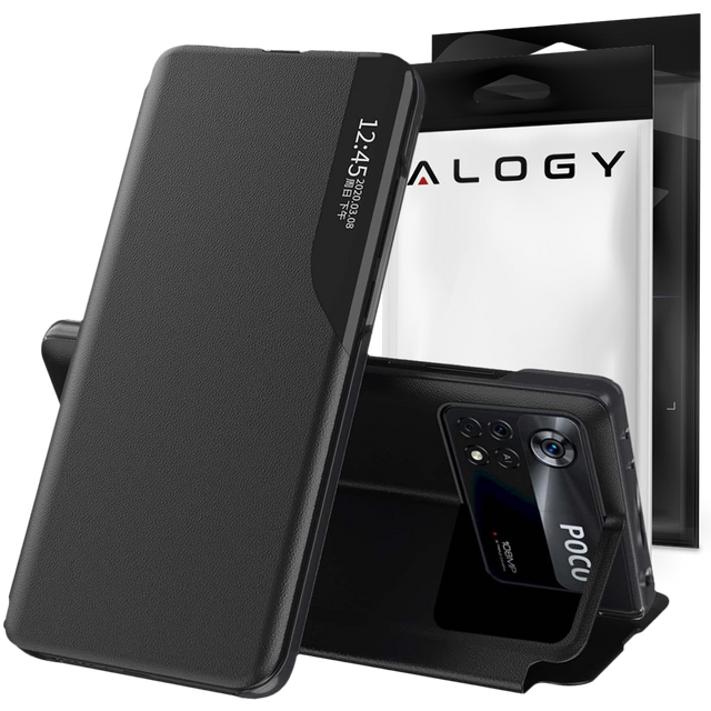 Alogy Smart View Cover Leather Wallet Case for Xiaomi Poco X4 Pro 5G