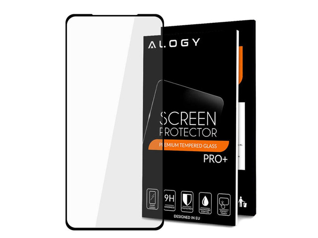 Alogy Glass Full Glue case friendly for Xiaomi Poco X2 Black