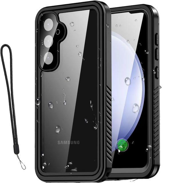Case for Samsung Galaxy S23 FE Armored 360 case waterproof Armor IP68 Alogy black