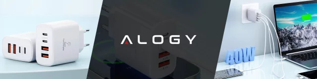 HUB-Splitter Alogy-Adapter für Computer-Laptop mit USB-C auf 3x USB-A 2.0 1x USB-A 3.0 Grau