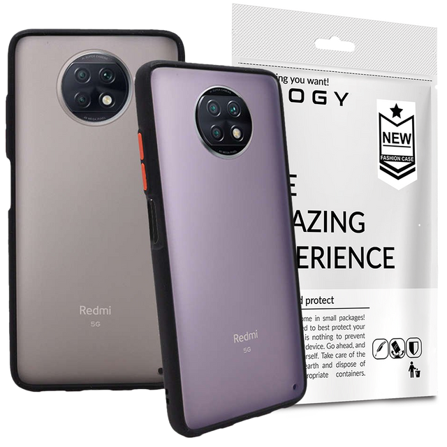 Etui na telefon obudowa Alogy Bumper case do Xiaomi Redmi Note 9T Czarne