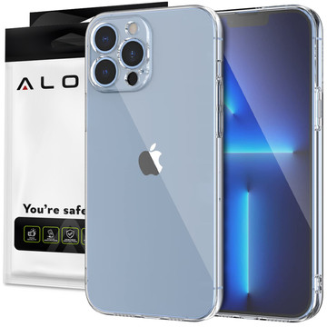 Etui pancerne obudowa Alogy Hybrid Case do Apple iPhone 13 Pro z osłoną na aparat Przezroczyste + Szkło