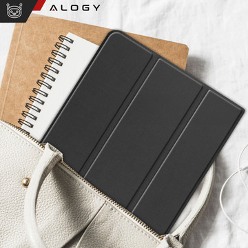 Lenovo Tab P11 Pro 2 Gen 11.2 Tablet Case TB-132FU TB-132XU Case Alogy Book Cover Black