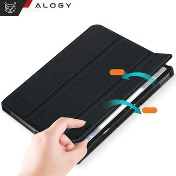 Pouzdro pro Lenovo Tab P11 2gen 11.5 TB350FU TB350XU Alogy Book Cover Pouzdro pouzdro ochranné černé