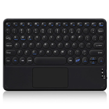 Alogové pouzdro Bluetooth klávesnice Touchpad 4v1 Magnetická tužka pro Apple iPad Air 4 2020/5 2022 Černá