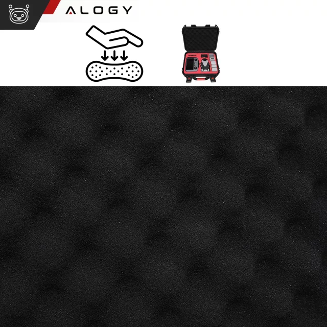 Tasche Tragetasche für DJI Mini 4 Pro, Mini 3 Pro, Mini 3 Cover Drone Case Alogy Controller Hard Case Schwarz