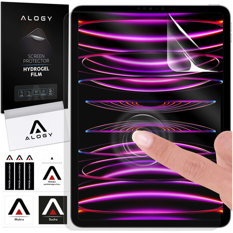 Hydrogel tablet protective film for Apple iPad Pro 11 1/2/3/4 gen 2022/2021/2020/2018 Alogy hydrogel