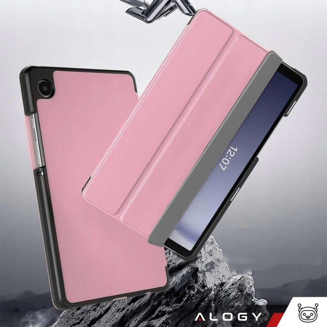 Hülle für Samsung Galaxy Tab A9 2023 8,7" X110 / X115 Tablet-Hülle Alogy Book Cover Pink