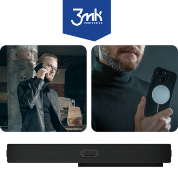 Etui do Apple iPhone 14 Plus - 3mk Hardy Silicone MagCase Graphite