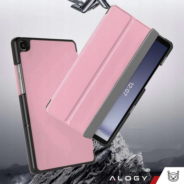 Hülle für Samsung Galaxy Tab A9 2023 11" (X210/X215/X216) Alogy Book Cover Case Schutzhülle Pink
