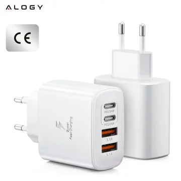 HUB splitter Alogy Adaptér pro počítačový notebook s USB-C na 3x USB-A 2.0 1x USB-A 3.0 šedý