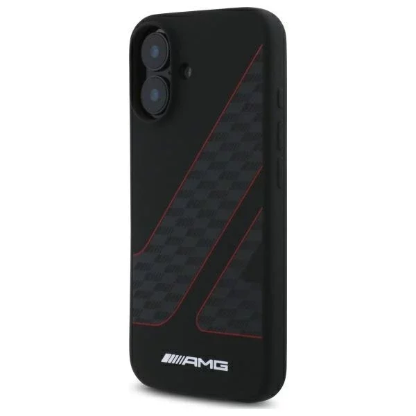 Mercedes-AMG Checkered Flag MagSafe Hardcase do iPhone 16 6,1″ – Czarny