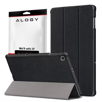 Etui do Lenovo Tab 10.1 TB-311, Smukłe Ochronne z Klapką, Składana Okładka Slim, Alogy BookGuard™ – Czarne