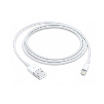 1m Fast USB-A to Lightning Cable for Apple White