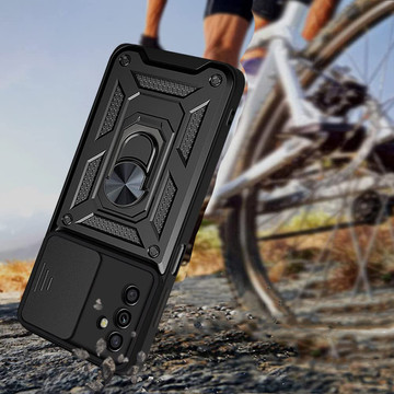 Etui Alogy Camshield Stand Ring z osłonką na aparat do Samsung Galaxy M52