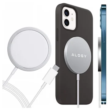 Alogy bezdrátová nabíječka pro MagSafe 20W pro iPhone 12/13/14 / PRO / MAX / MINI bílá